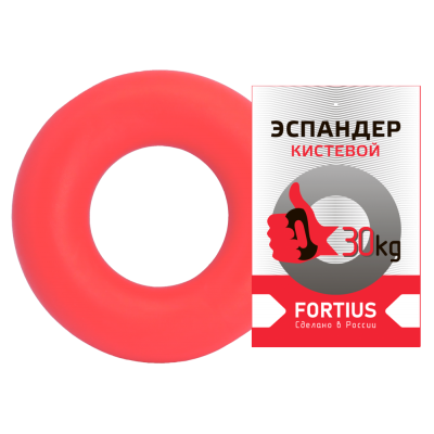 Эспандер-кольцо FORTIUS 30 кг красный