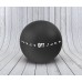 Гимнастический мяч 75 см для коммерческого использования черный FT-GBPRO-75BK