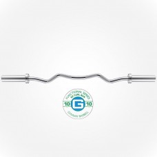 Гриф W-образный олимпийский 180 кг,  Gymway Easy Curl Bar OECB47 (120 см, 10 кг)