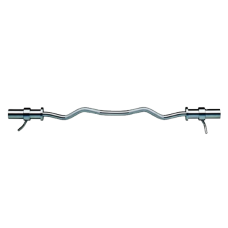 Гриф олимпийский Smith BC111 50 мм, химтравленый слабоизогнутый, 120 см,с упорным подшипником, резиновыми стопорами и пружинными замками